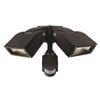 Brilliant 24W Black LED Nighthawk Sensor Flood Light