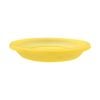 Eden 14cm Transparent Yellow Round Plastic Saucer