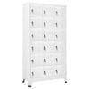 vidaXL Locker Cabinet with 18 Compartments Metal Home Office Storage Organiser