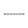 MODE 7 Brushed Nickel Hooks On White Wash Board Key Rack