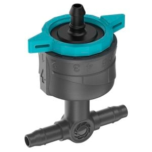GARDENA 1–8L/h Pressure Compensating Micro Irrigation Adjustable Inline Drip Head - 5 Pack