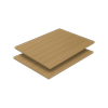 Lugna Sand Adjustable Cabinet Shelf - To Suit 600 x 580mm - 2 Pack