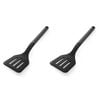 2PK KitchenAid Classic Slotted Nylon Turner/Spatula Utensil Charcoal Grey