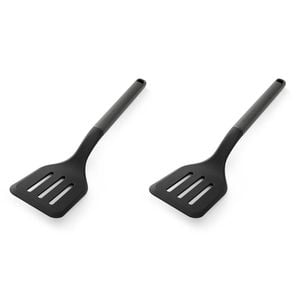 2PK KitchenAid Classic Slotted Nylon Turner/Spatula Utensil Charcoal Grey