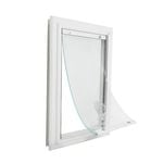 La Luna Pet Care - large - white - Aluminium Premium Pet Door