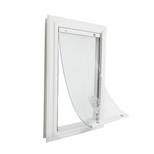La Luna Pet Care - large - white - Aluminium Premium Pet Door
