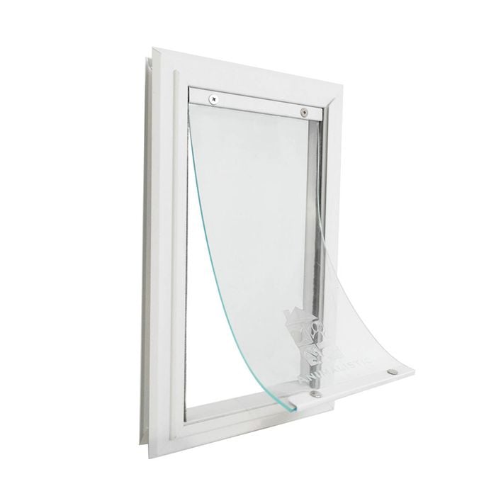 La Luna Pet Care - large - white - Aluminium Premium Pet Door