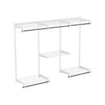 Flexi Storage Home Solutions 1800mm White Double Slot Wardrobe Starter Kit - 1.8m