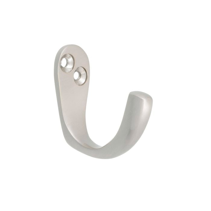 Zenith 40mm Brushed Nickel Single Robe Hook
