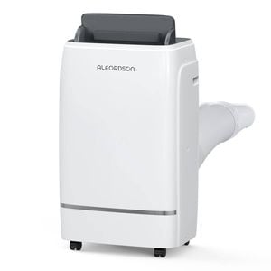 Alfordson 5-in-1 Portable Air Conditioner 12000btu Cool&heat Dehumidifier Fan