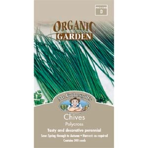 Mr Fothergill's Chive Polycross Organic Seeds