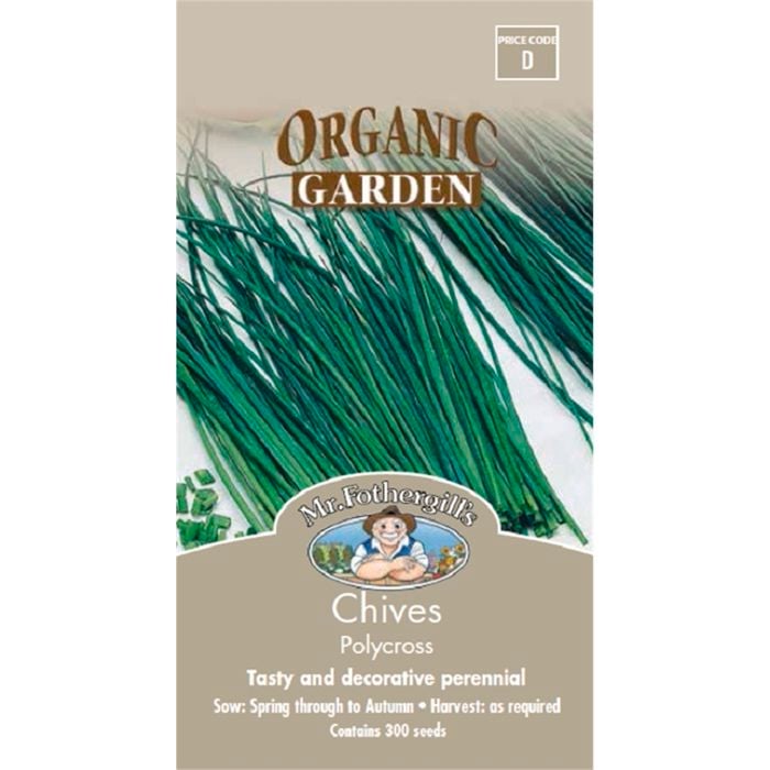 Mr Fothergill's Chive Polycross Organic Seeds