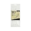 Click 150mm White Releasable Cable Tie - 25 Pack