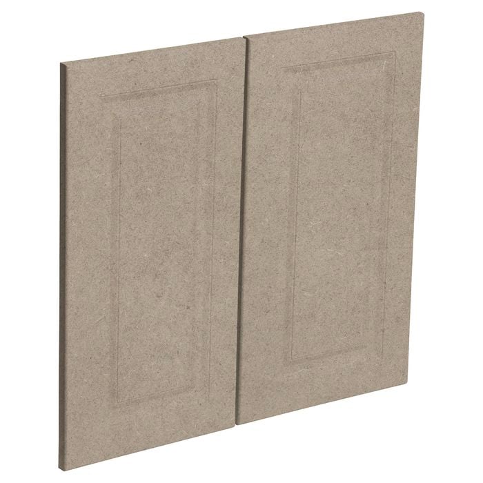 Kaboodle 600mm Raw Board Heritage Rangehood Doors - 2 Pack