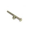 Pinnacle M6 x 75mm Yellow Zinc High Tensile Hex Bolt And Nut - 8 Pack