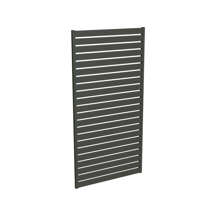 ProtectorAl 900mm W x 1766mm H Woodland Grey Aluminium Slat Screen Kit