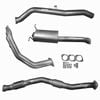 Ignite Exhausts Turbo Back For Nissan D22 Navara 3l 3" Cat & Muffler Raw Aluminised Steel