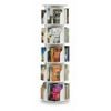 Lauft 5-tier rotating book storage shelf bookcase rotating display stand shelf