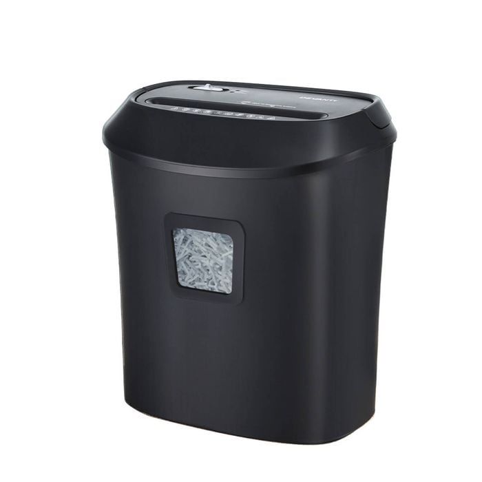 Devanti 21L Cross-Cut Shredder 10-Sheet Paper Home Office Credit Card