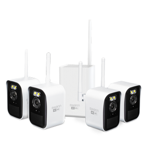 Swann MaxRanger4K Mini Wireless Security System 4x Minicam 4K Cameras