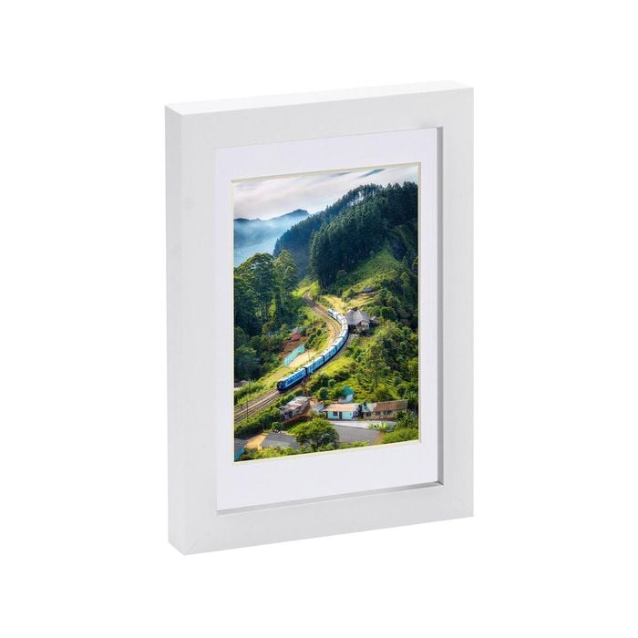 Nicola Spring Photo Frame with 4" x 6" Mount - 5" x 7" - White