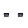 2x Cuisena Air Fryer/Oven Reusable Silicone Square Basket Black 18.5cm