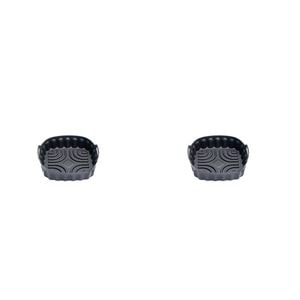 2x Cuisena Air Fryer/Oven Reusable Silicone Square Basket Black 18.5cm