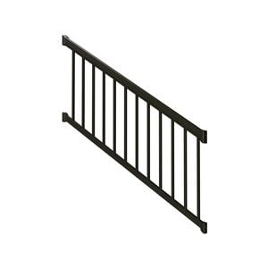 PEAK 1800mm Black Aluminium Deck Balustrade Standard Stair Baluster Kit