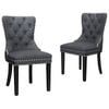 ALFORDSON Dining Chairs Velvet x2