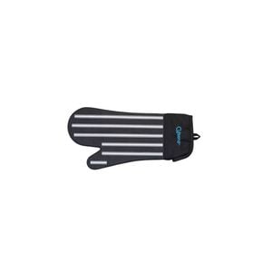 Cuisena Silicone & Fabric Oven Glove - Black Stripe