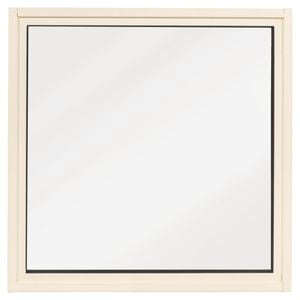 Polar     View Windows 600 x 600mm White Birch Fixed Panel Double Glazed Window