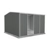 Absco Sheds 3.0 x 3.0 x 2.06m Woodland Grey Ezislider Double Sliding Door Garden Shed