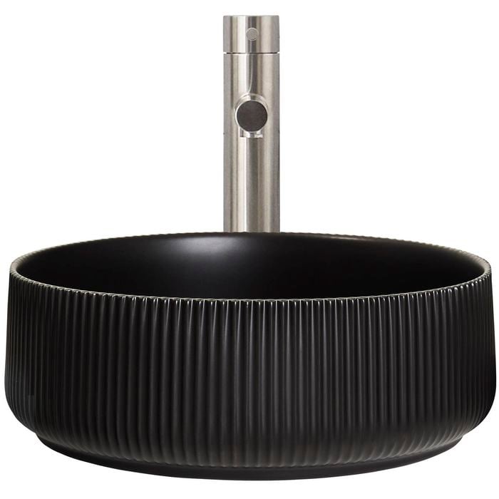 CIBO Black Matte Lume Round Basin