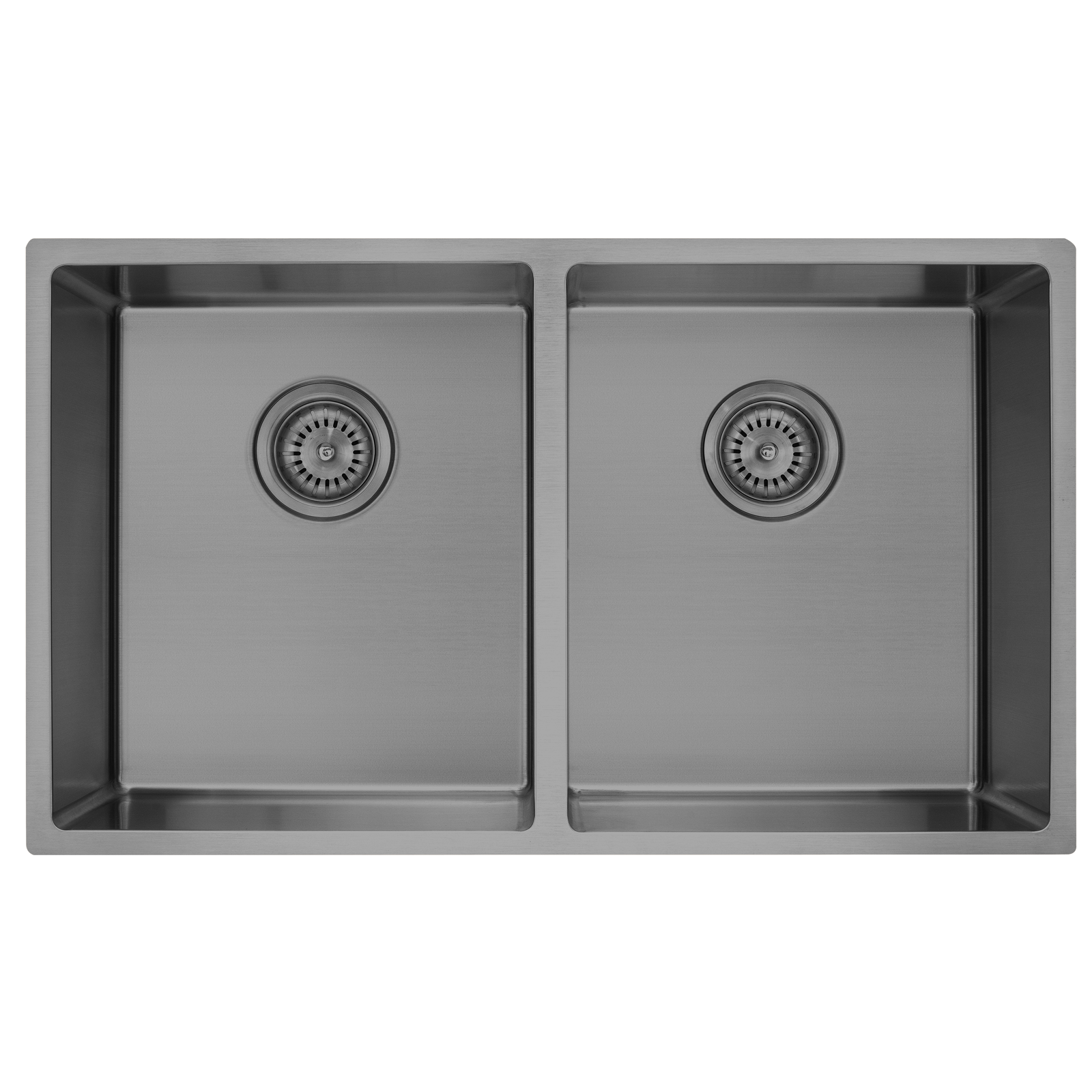 Mondella Gunmetal Grey Double Bowl Rectangular Sink Inset / Undermount product image