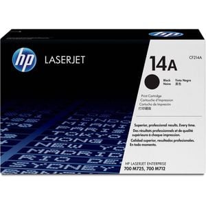 Hp 14a (cf214a) Original Laser Toner Cartridge - Single Pack - Black - 1 Each - 10000 Pages