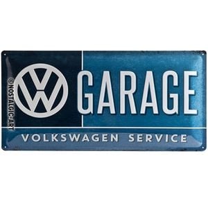 Nostalgic Art Wall Decor VW Garage 25x50cm Metal Long Sign