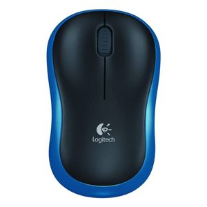 Logitech M185 Wireless Mouse - Blue