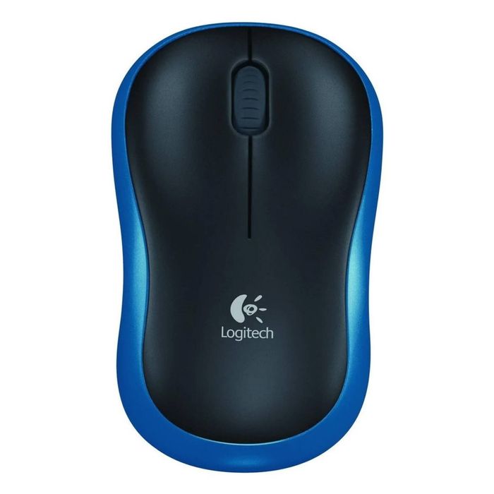 Logitech M185 Wireless Mouse - Blue