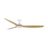 FanForce Capri II Smart DC Ceiling Fan W/ LED Light & Remote 72in White/Oak