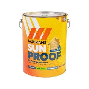 Taubmans 10L Neutral Semi Gloss Sunproof Exterior Paint