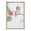 LVD Print Crested Parrot 40x60cm Glass/Resin Framed Wall Art Display