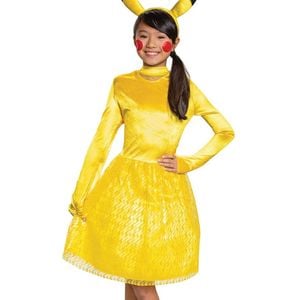 Classic Tutu Pikachu Girls Pokemon Book Week Costume - Large