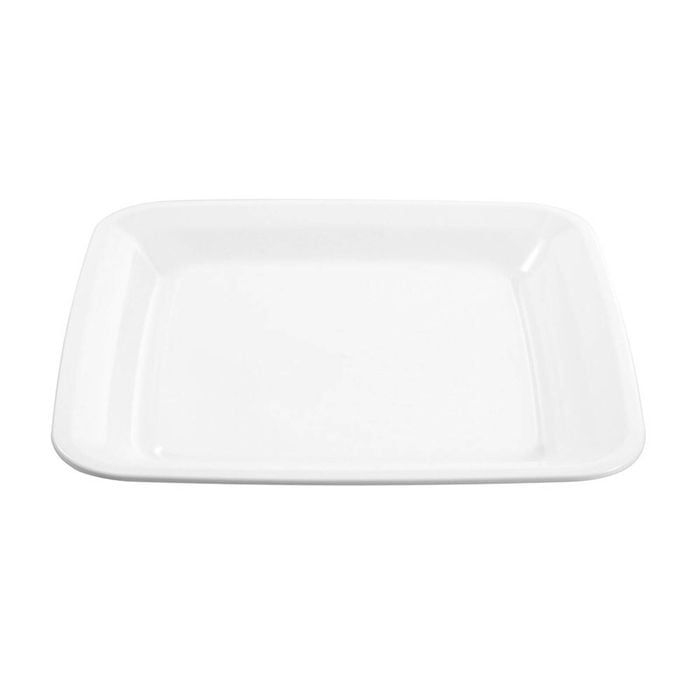 Lemon & Lime Square 40x40cm Serving Platter - White