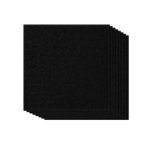 4Pcs 1200*600*12mm Soundproof Panels Acoustic Panel Sound Absorbing Wall Ceiling Board - Black