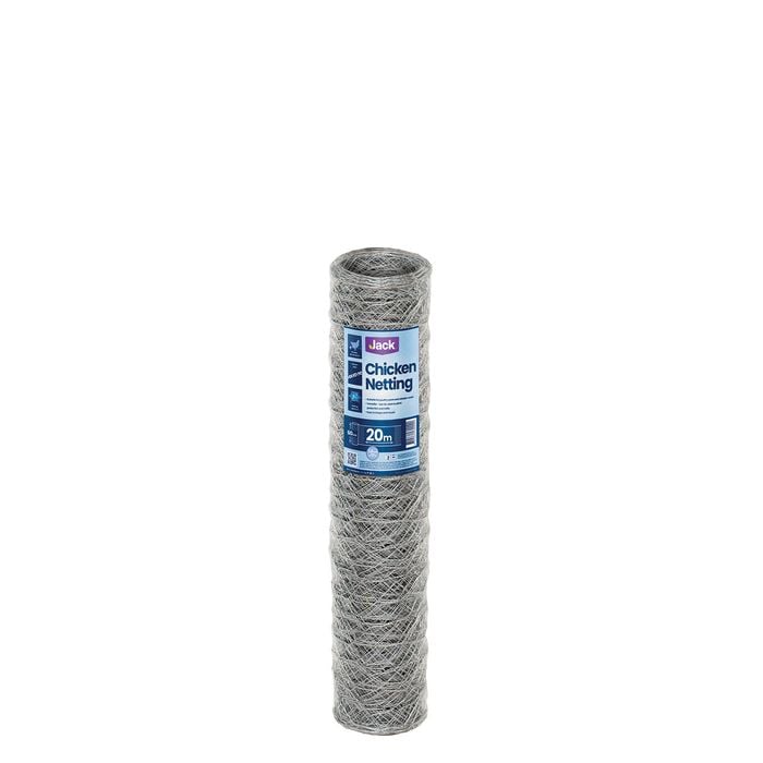 Jack 600 x 50 x 1mm 20m Roll Chicken Netting Wire
