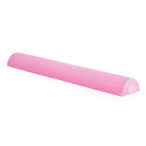 High-Density EVA Half Foam Roller 90cm for Pain Relief - Pink - 90cm x 7.5cm