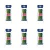 6x 6pc Malli Green 8m  Sewing Embroidery Cross-stitch Thread
