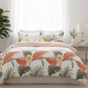Odyssey Living Coraline Quilt Cover Set Cotton Home Bedding Double Multicoloured