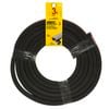 Moroday 15mm x 9mm x 3m Black Self Adhesive Ribbed Weather-Strip