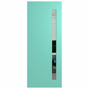 Hume Doors 1980 x 860 x 40mm Newington XN1 Entrance Door Glazed Clear